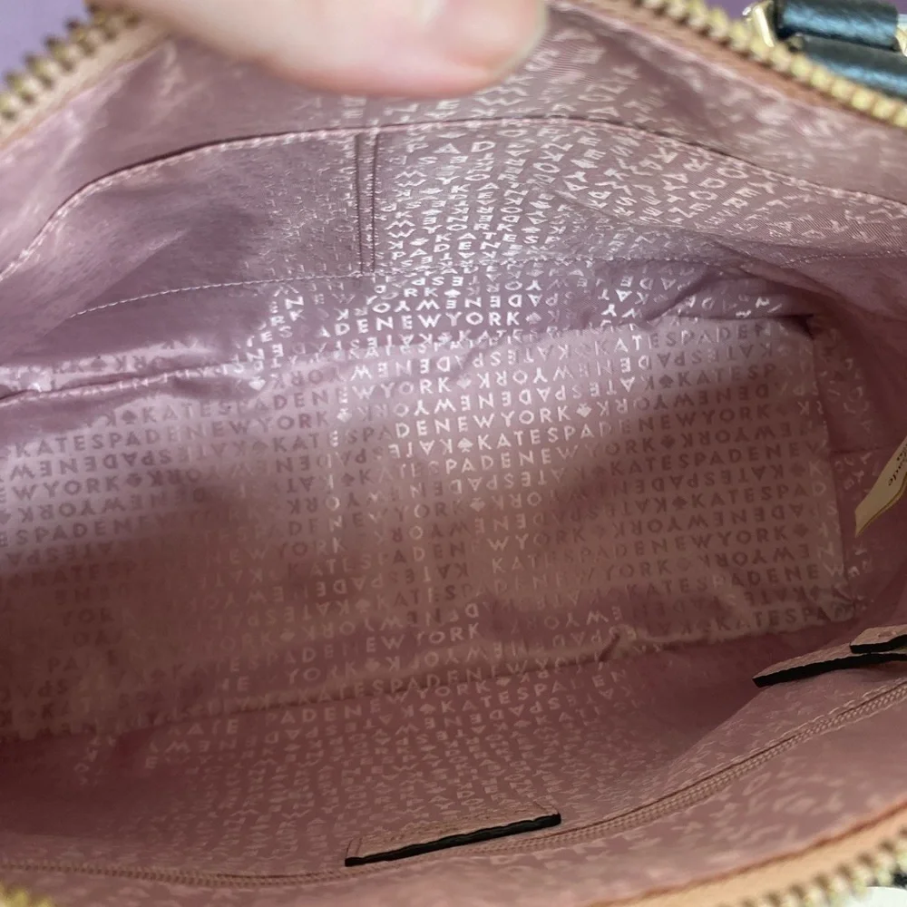 Kate Spade Black and Tan Satchel